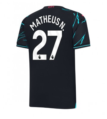 Manchester City Matheus Nunes #27 Tercera Equipación 2023-24 Manga Corta